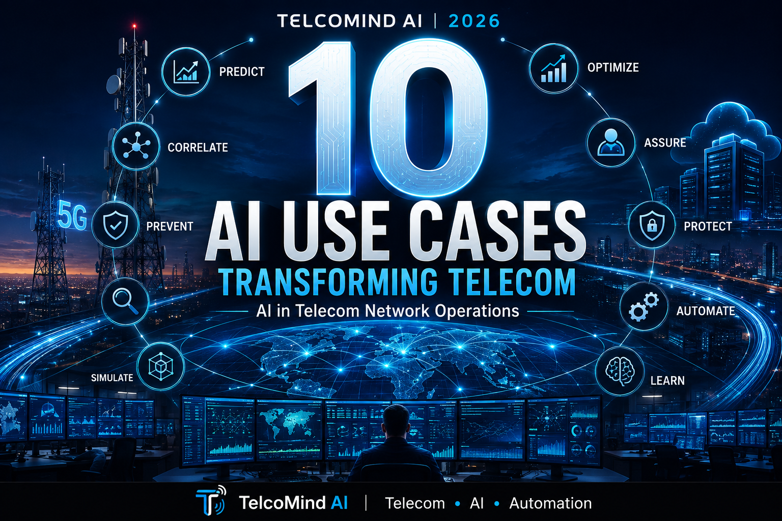AI Use Cases in Telecom: 10 Real-World Applications Transforming Network Operations