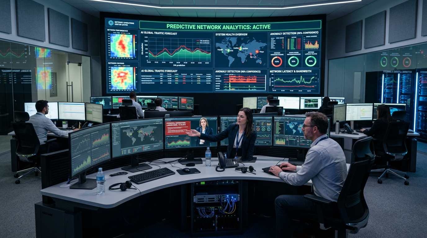 From Reactive NOC to Predictive Operations: How AI Is Changing Telecom Network Management