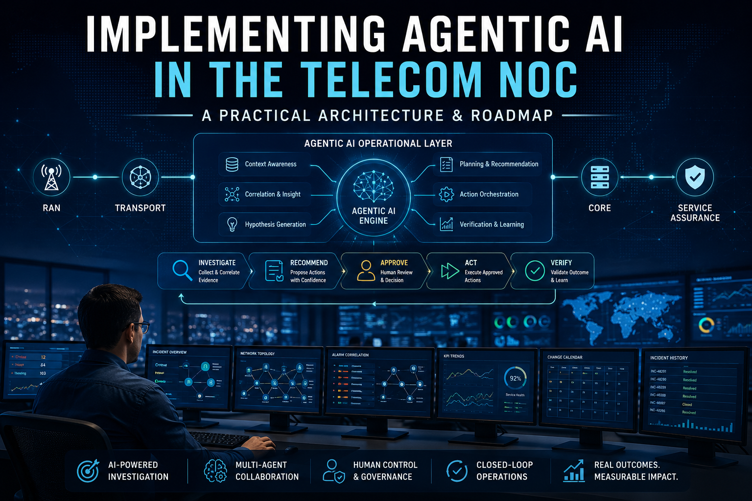 How to Implement Agentic AI in a Telecom NOC: A Practical Architecture and Roadmap